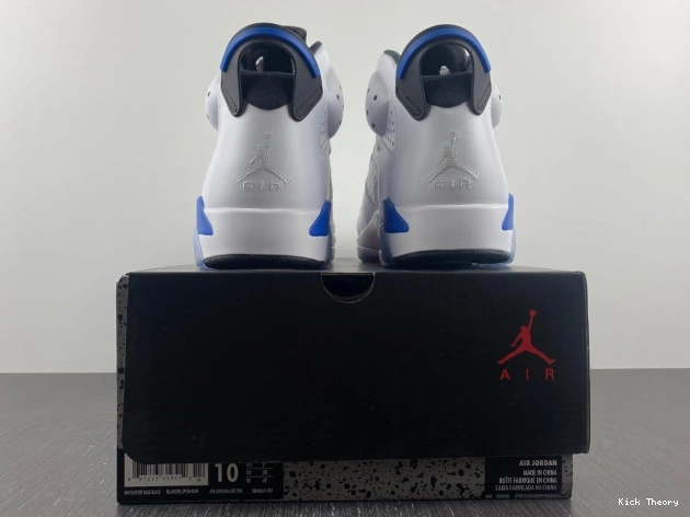 Kicktheory Blue Retro 6 Air Sport 384664-107 (2014) Jordan 0715